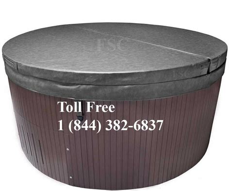 72" Round Hot Tub Spa Cover, 5" Thick with FREE Upgrades & Shipping! - Spa & Hot Tub Covers