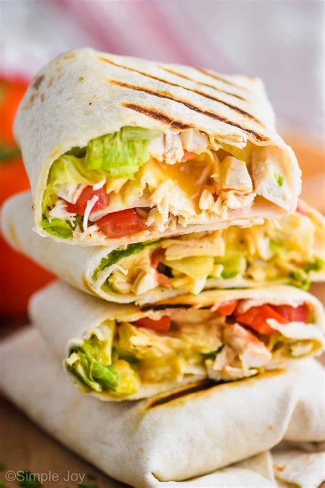 Chicken Wrap - Simple Joy