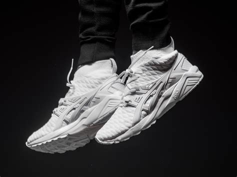 ASICS Gel Kayano Trainer Knit MT White Black - Sneaker Bar Detroit