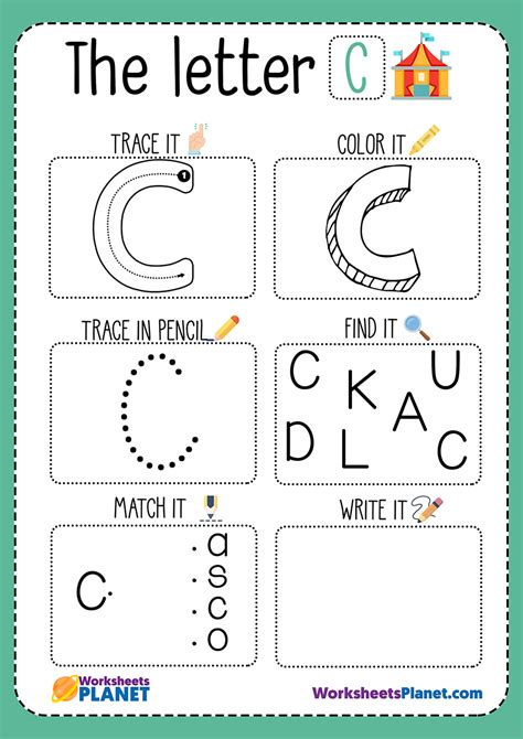 Letter C Worksheet