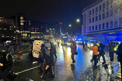 Bristol protest in pictures after hundreds gather outside Bridewell ...