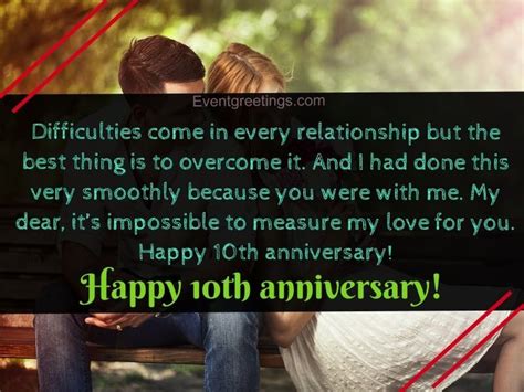 25 Exclusive Happy 10 Year Anniversary Quotes With Images | 10 year ...