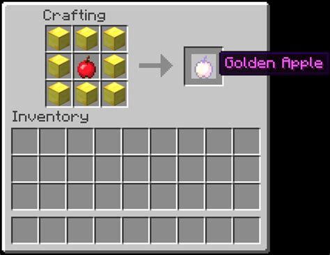 Craftable Enchanted Golden Apple Minecraft Data Pack