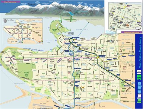 Map of Vancouver | Vancouver