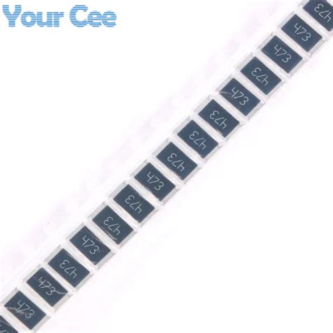 50 pcs 2512 SMD Chip Resistor 1W 47K ohm 473 47KR 5% Fixed Resistance ...