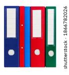 Free Image of Assorted File Binders on Wooden Cabinet | Freebie.Photography