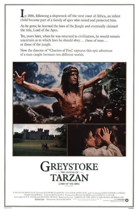 Greystoke: The Legend of Tarzan, Lord of the Apes Summary, Trailer ...