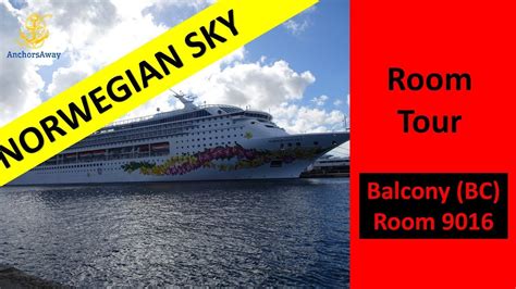 Norwegian Sky Balcony Room Tour - YouTube