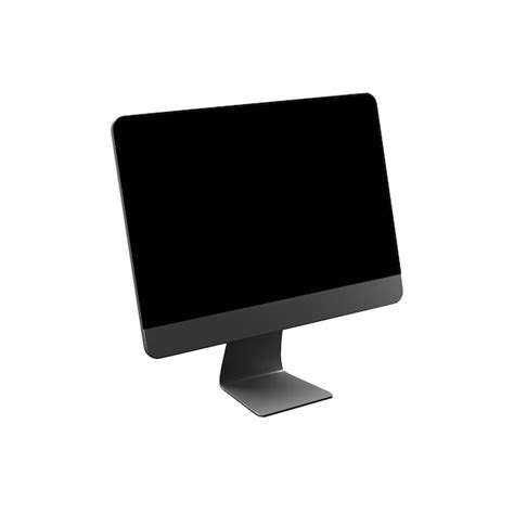 Premium PSD | Desktop computer monitor 3d render illustration isolated transparent