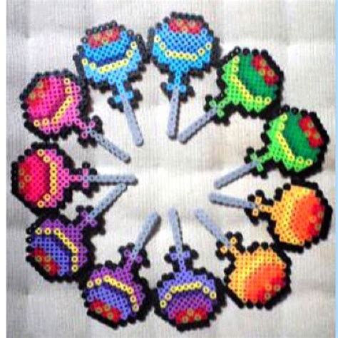 Lollipops perler beads | Kraalpatronen, Kralenpatronen, Strijkparels dieren