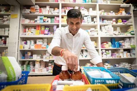 What's Rishi Sunak Doing In A Pharmacy? - Rediff.com India News