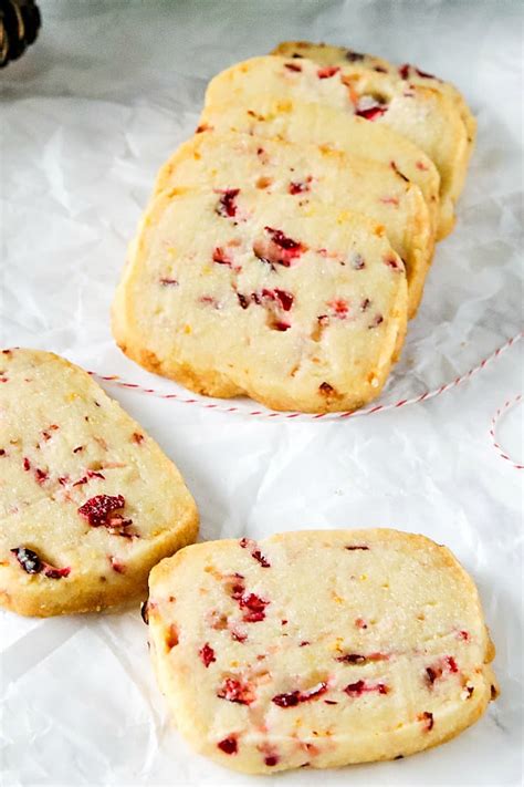 Cranberry Citrus Shortbread Cookies – Must Love Home