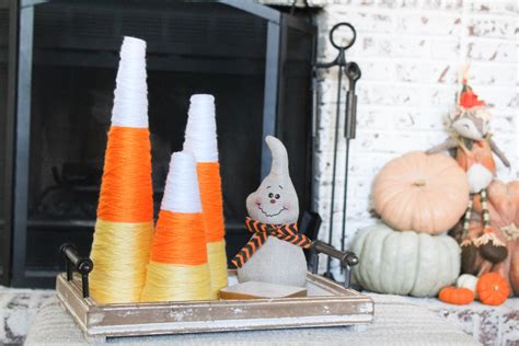 DIY: Candy Corn Halloween Decoration