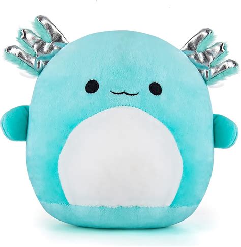 Buy 8”Inch Axolotl Pillow Plush Compatible with Axolotl Squishmallow Axolotl Plushie Blue ...