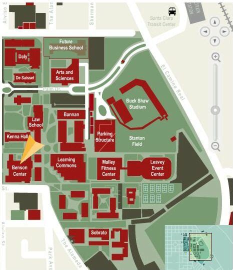 Shaw University Campus Map