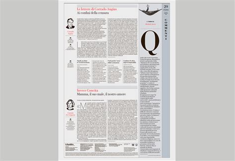 La Repubblica Newspaper Redesign on Behance