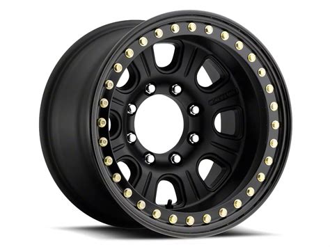 Raceline Jeep Wrangler ST Avenger Beadlock Machined & Black Wheels ...