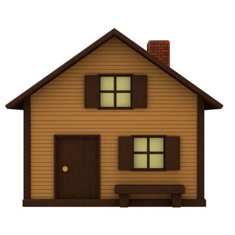 Cartoon wood house 3D - TurboSquid 1407224