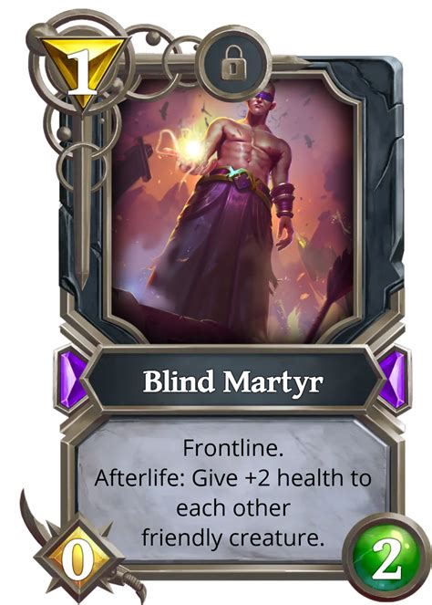 Blind Martyr - Official Gods Unchained Wiki