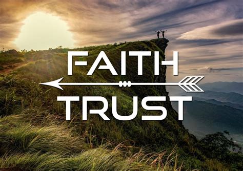 Faith Trust Christian Quotes Wall Art Canvas