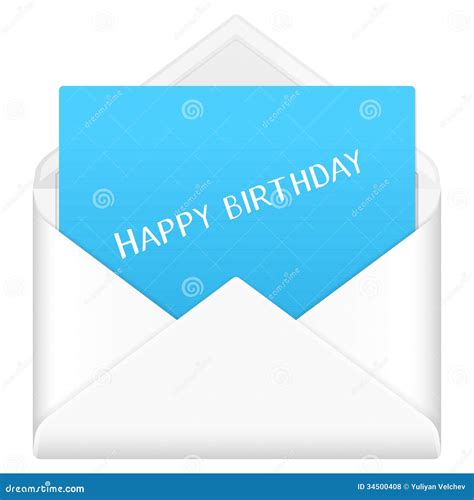 Envelope Happy Birthday Royalty Free Stock Photos - Image: 34500408