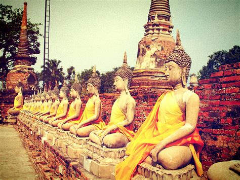 Buddha At Wat Yaichaimongkol, Ayutthaya Free Stock Photo - Public Domain Pictures
