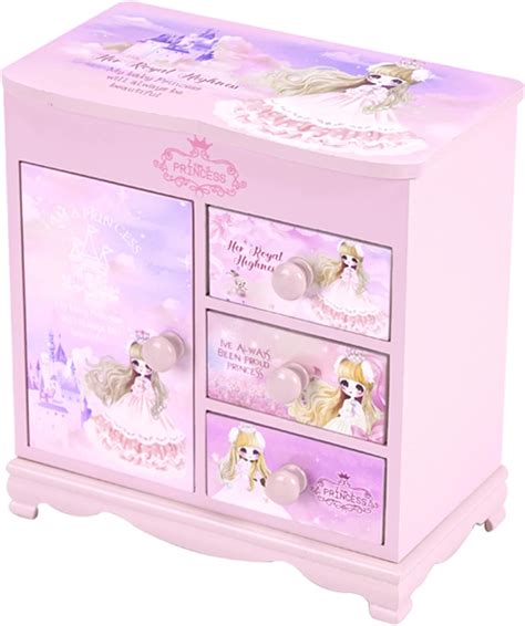 Amazon.com: ETOUAMAO Girls Jewelry Box Princess Jewelry Organizer ...