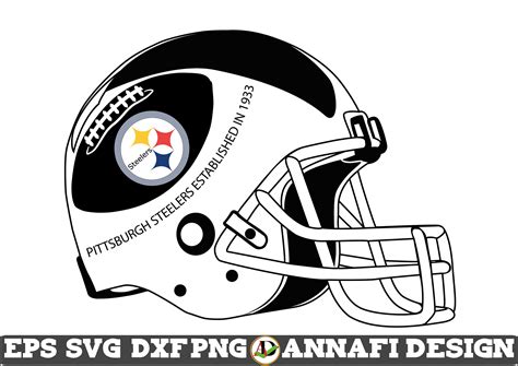 Pittsburgh Steeler Football Helmet SVG Vector Cri cut file | Etsy