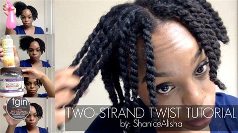 Two Strand Twist Natural Hair Instructions - Wavy Haircut