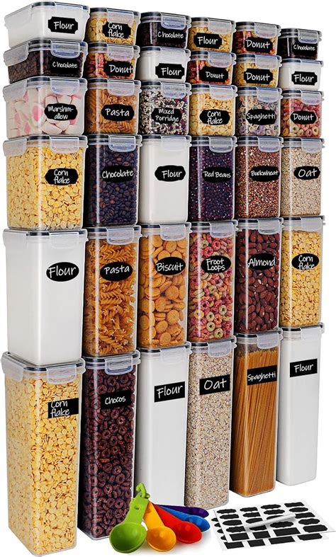 Amazon.com: Airtight Food Storage Containers 36-Piece Set, Kitchen ...