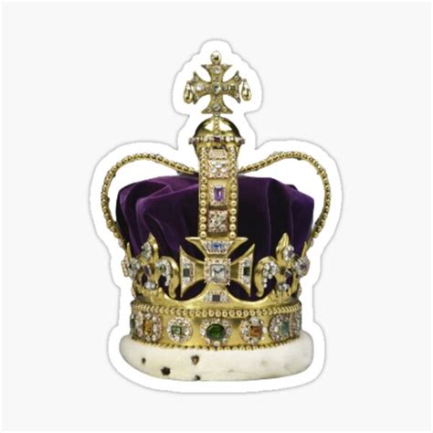 " St. Edward's Crown" Sticker for Sale by Murray-Mint | Redbubble