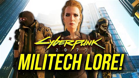 Cyberpunk 2077 - Militech Corporation FULL Lore & History! - YouTube