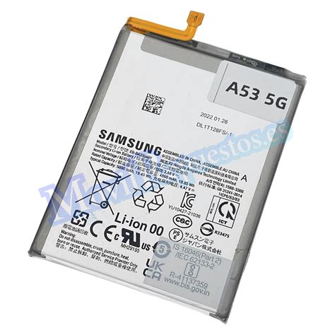 Batería EB-BA336ABY / EB-BA536ABY Para Samsung Galaxy A53 5G A536B ...