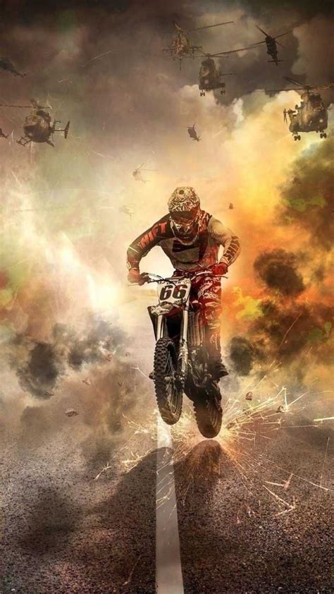 Dirt Bikes Jumping Wallpaper