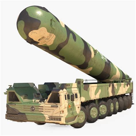 Dongfeng-41 icbm launch vehicle 3D model - TurboSquid 1521236