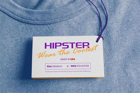 40 Superb Clothing Tag Mockups To Build Strong Brand - Colorlib