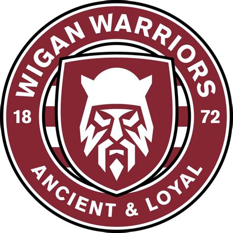 Wigan Warriors Logo Vector (.EPS, .SVG) Free Download | Wigan, Warrior logo, Viking logo