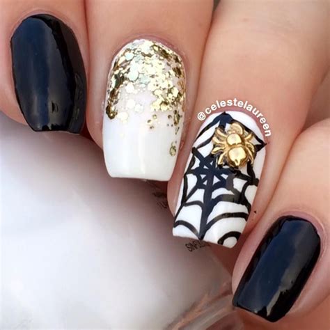 Halloween spider nails Halloween Spider, Nail Art, Nails, Beauty ...