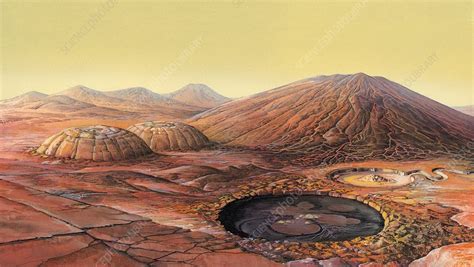 Surface of Venus, artwork - Stock Image - C018/0221 - Science Photo Library