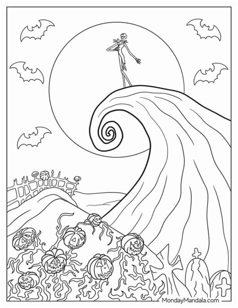 Jack Skellington Coloring Pages