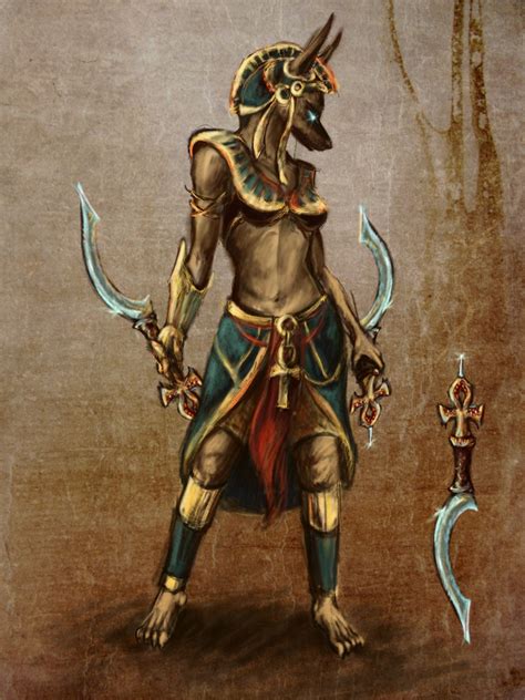 Anubis female by Vinghen on DeviantArt