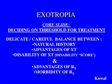 PPT - EXOTROPIA PowerPoint Presentation, free download - ID:414817