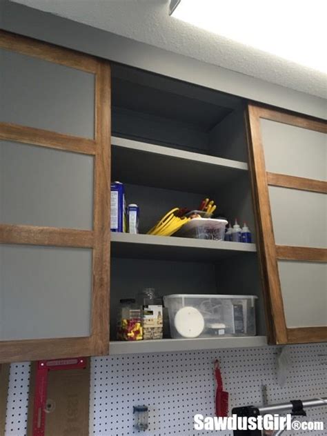 Diy Sliding Door Kitchen Cabinets - Easy Diy Sliding Doors For Cabinets Sawdust Girl Sliding ...