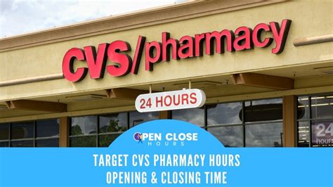 Target CVS Pharmacy Hours: Opening & Closing Hours