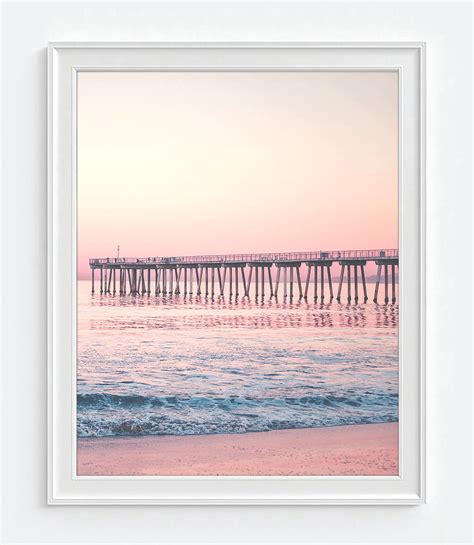 Sunrise Pier Dock Beach Photography Prints Set of 2 - Etsy