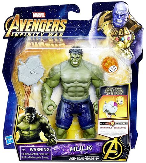 Marvel Avengers Infinity War Hulk Deluxe Action Figure with Infinity Stone Hasbro Toys - ToyWiz