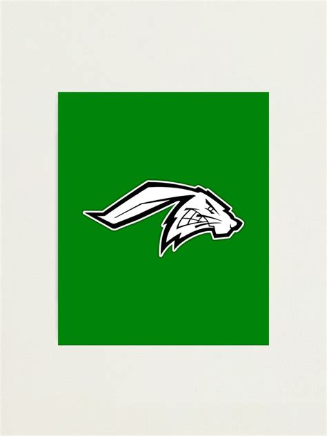 "Mighty Benson Bunnies Omaha Benson High School Mascot Logo" Photographic Print for Sale by ...