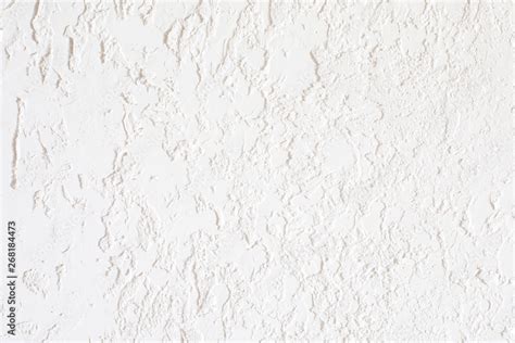 Finishing the wall with white stucco texture. Suitable for painting ...