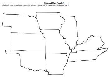 Missouri Border States Map