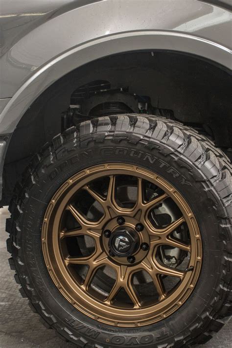 new fuel tech 20 inch wheel in bronze on a 2019 ford f150 lead foot gray with ready lift ...